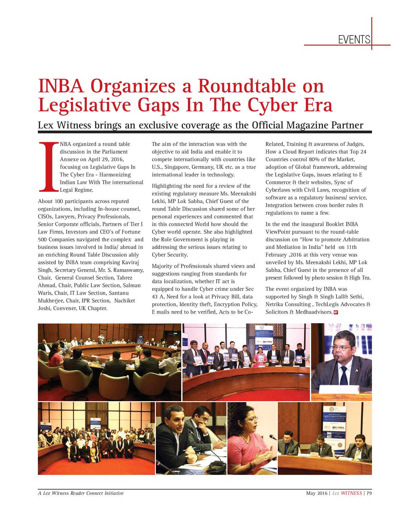 INBA Round table Discussion