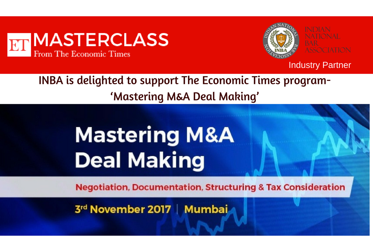 The Economic Times program- ‘Mastering M&A Deal Making’