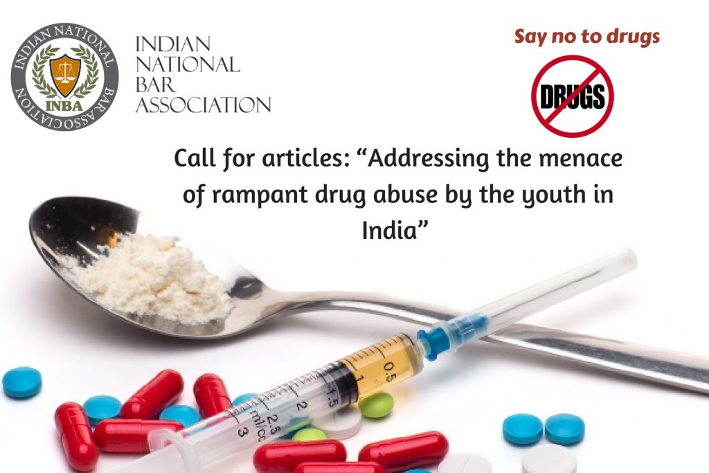 Addressing the menace of rampant drug abuse by the youth in India