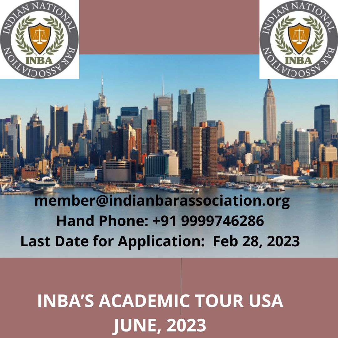 INBA’s Academic Tour To USA In June 2023