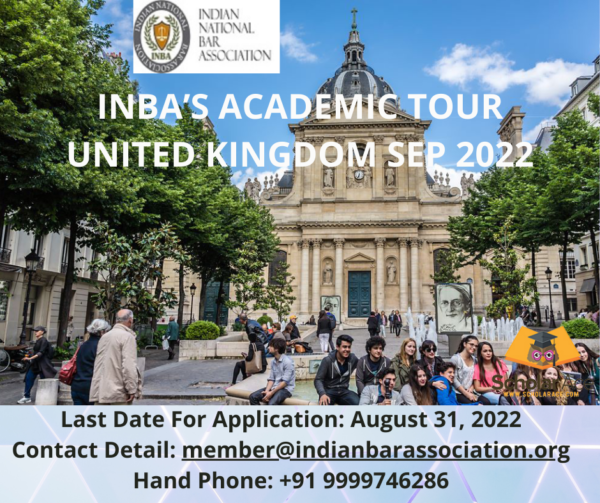 INBA ACADEMIC TOUR TO UNITED KINGDOM SEP 2022