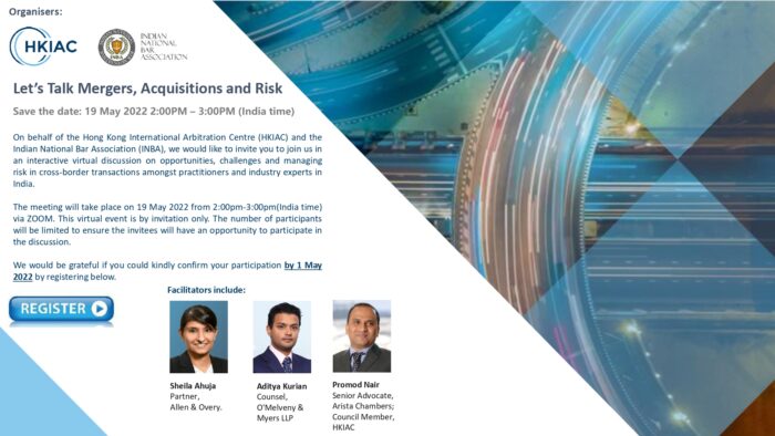 HKIAC-INBA Roundtable Discussion On Mergers, Acquisitions & Risk