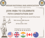 INBA’s 13th Annual International Conference On Law & Policy Issues Titled 75th Constitution Day On Nov 26, 2024